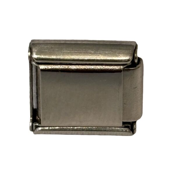 Italian Charm Bracelet Blue Butterfly Charm Silver - Picture 2 of 2